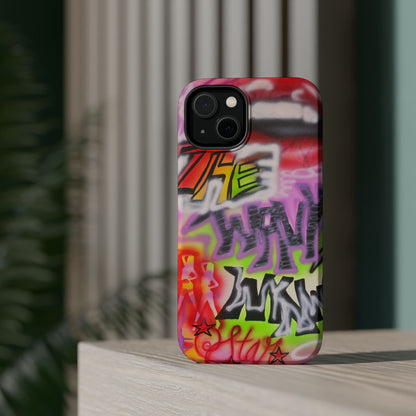 MagSafe "wynwood gold" airbrush iPhone case