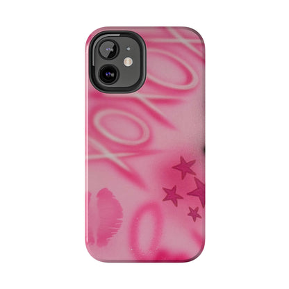 "perfectly pink" airbrush iPhone case