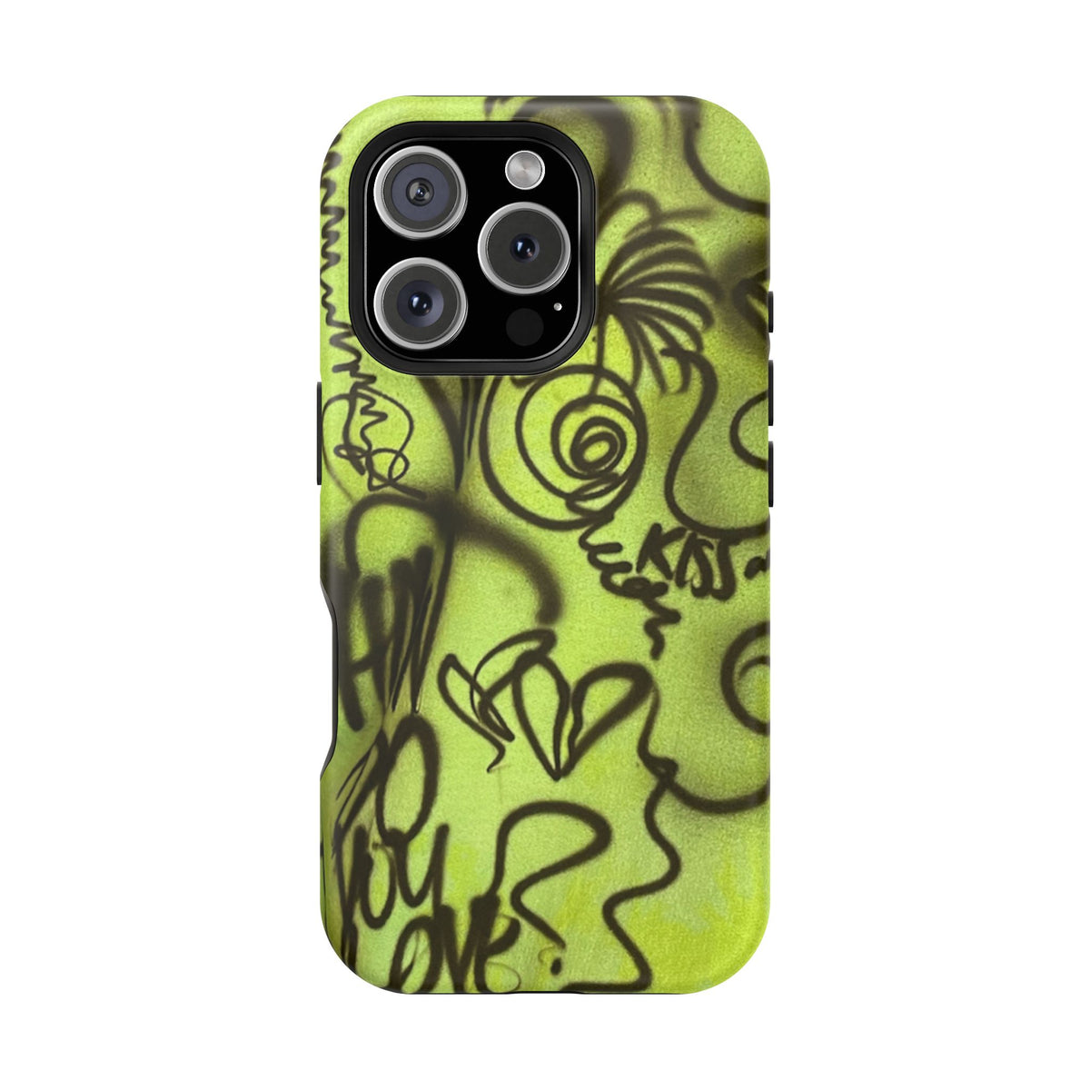 MagSafe "graphic discretion" airbrush iPhone case