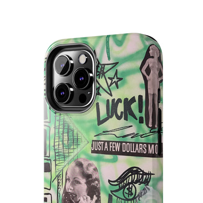 "lust over luck" airbrush iPhone case