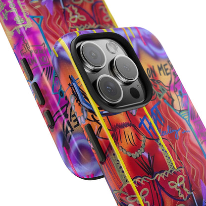 "shots on me" airbrush iPhone case