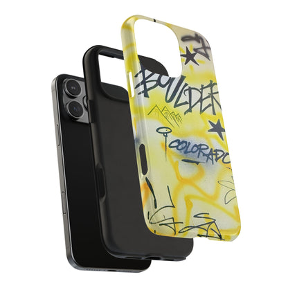 "boulder" airbrush iPhone case