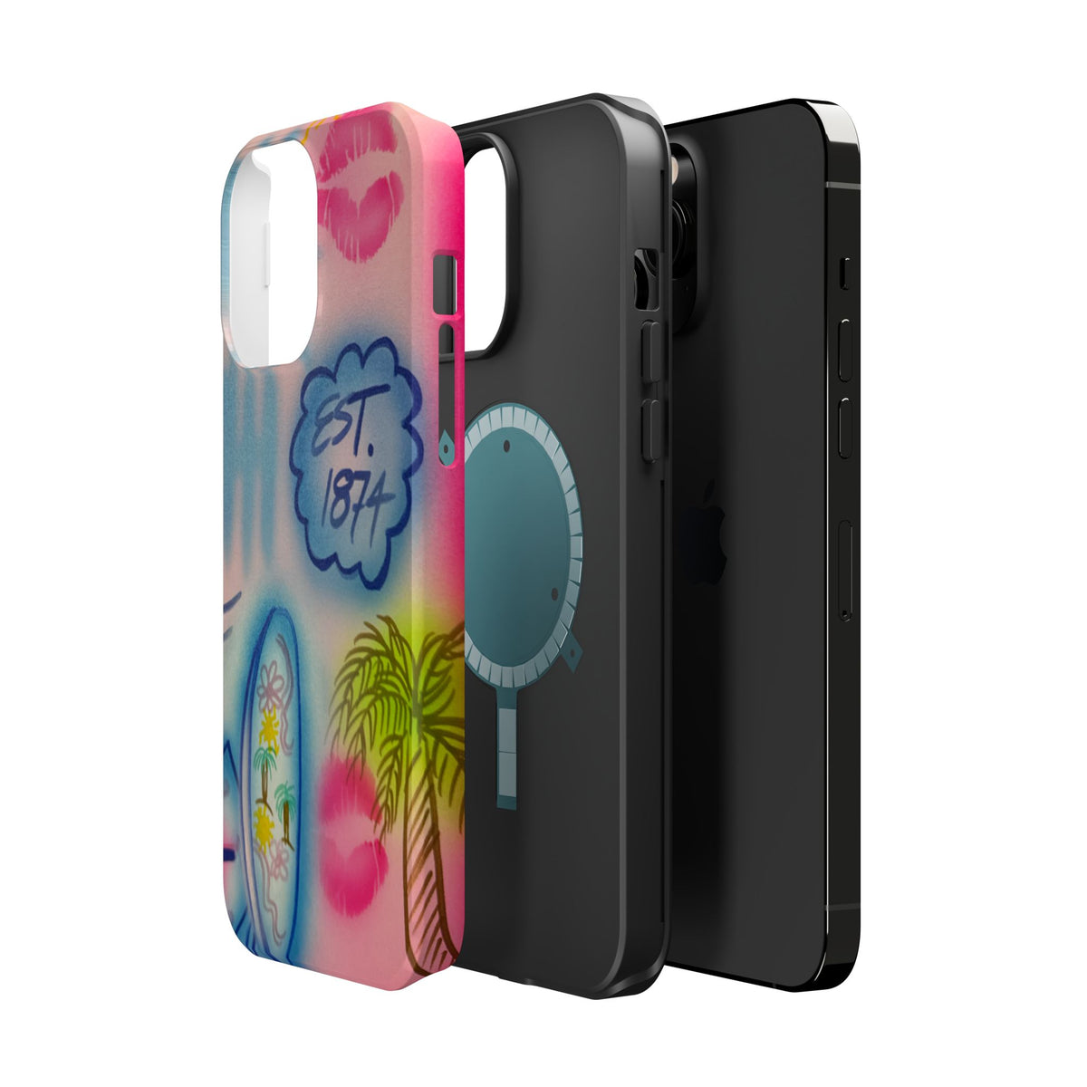 MagSafe "in the wave" airbrush iPhone case