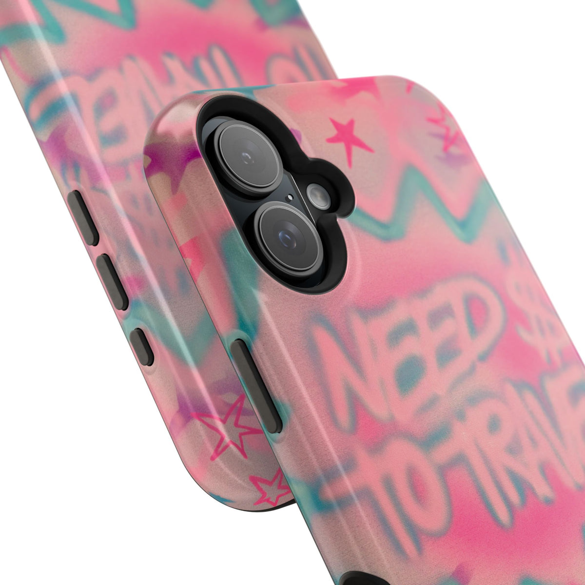 MagSafe "need $$ to travel" airbrush iPhone case