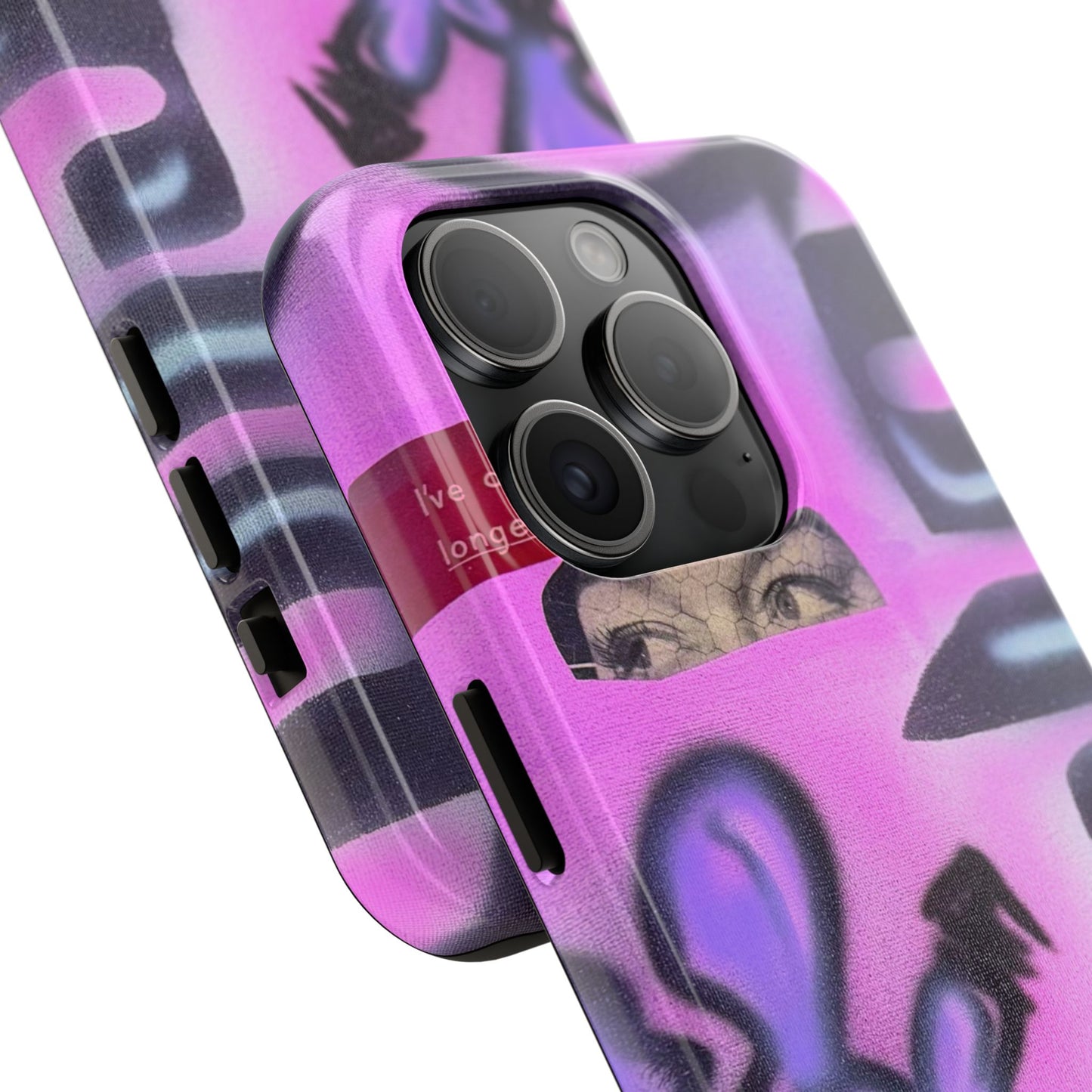 "purple princess" airbrush iPhone case
