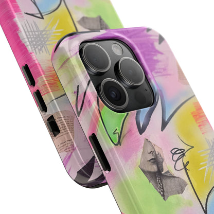 "pastel static" airbrush iPhone case