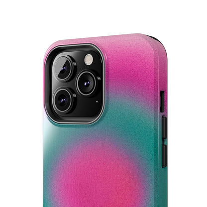 "watermelon swirl" aura airbrush iPhone case