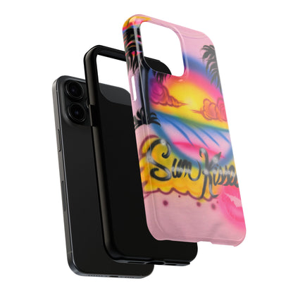 "sunkissed" airbrush iPhone case