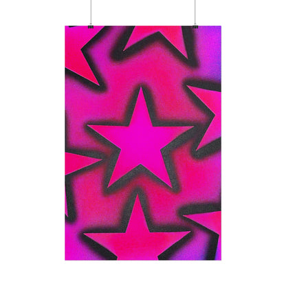 "UR A STAR! pt. 2" airbrush rolled print