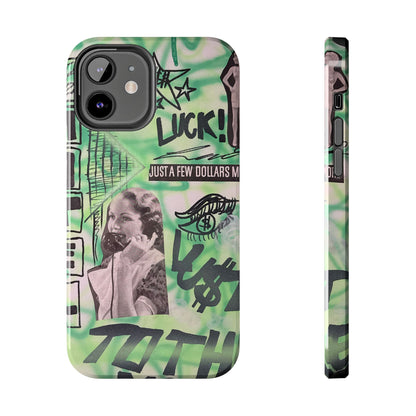 "lust over luck" airbrush iPhone case