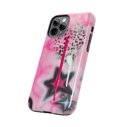 "pink cheetah" airbrush iPhone case