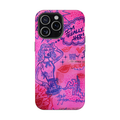 MagSafe "really HER" Airbrush iPhone-Hülle