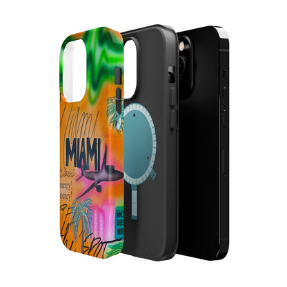 MagSafe "miami, fl" Airbrush iPhone Hülle