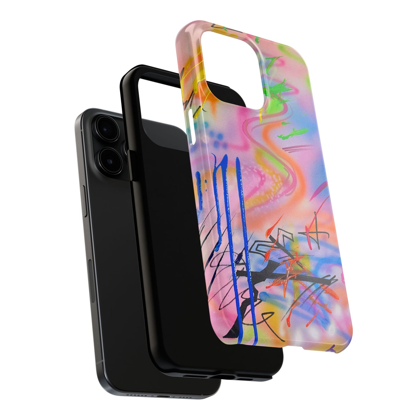 "neon haze" airbrush iPhone case