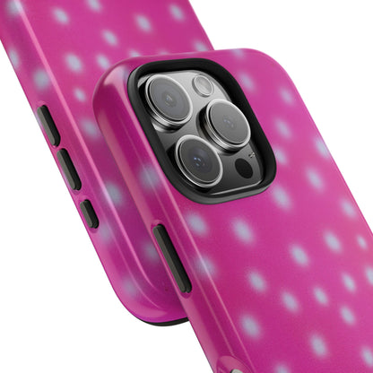 "bubblegum polka dot" airbrush iPhone case