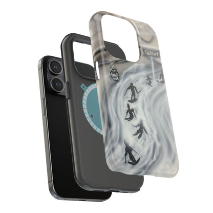 MagSafe "arctic avalanche" airbrush iPhone case