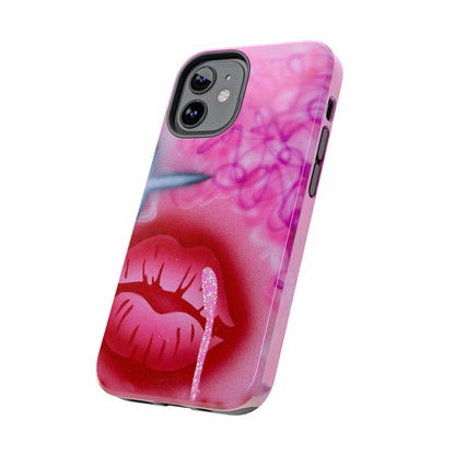 "glitter aura" airbrush iPhone case