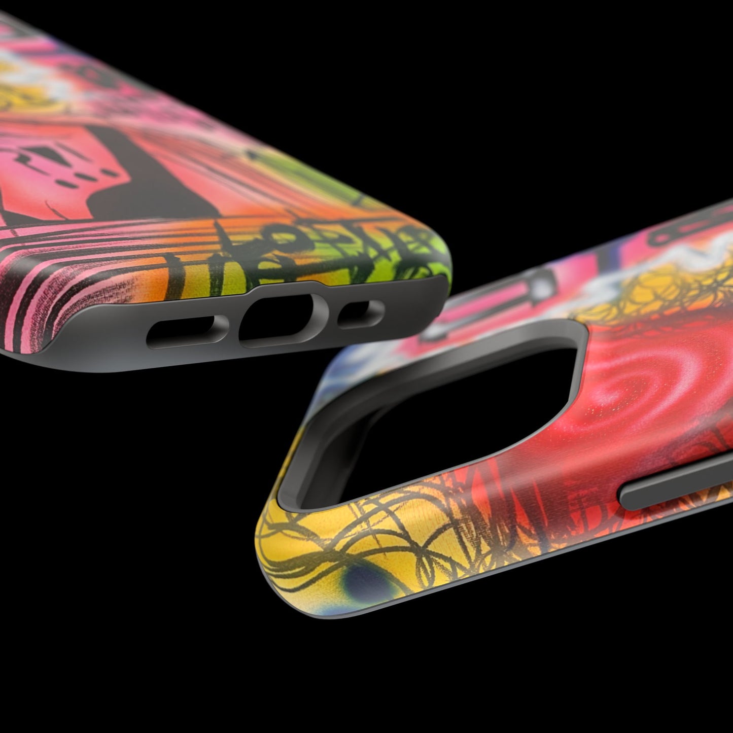 MagSafe „Lost in Paradise“ Airbrush-iPhone-Hülle
