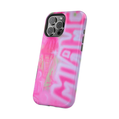 MagSafe "sunset sorbet" airbrush iPhone case