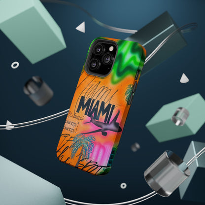 MagSafe "miami, fl" Airbrush iPhone Hülle