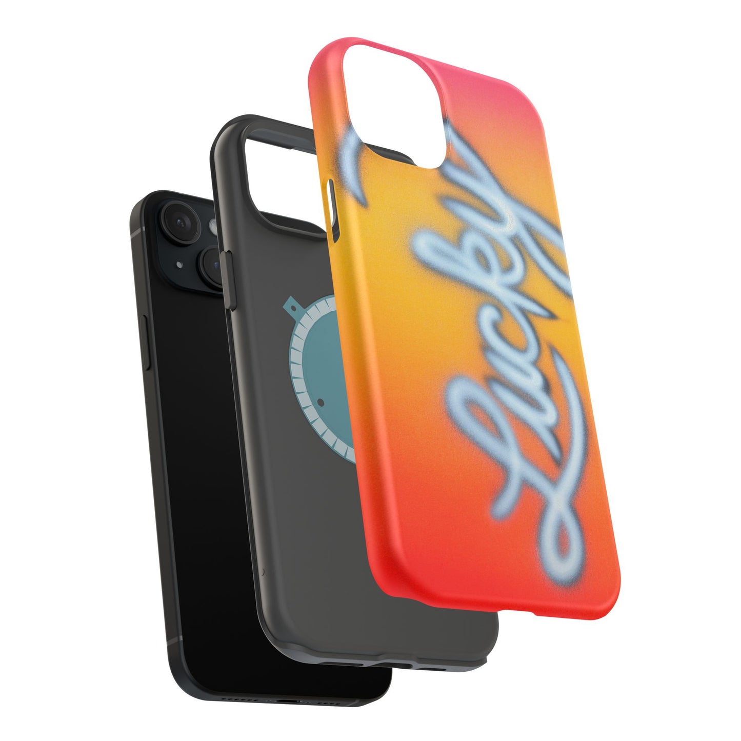 MagSafe "lucky" airbrush iPhone case