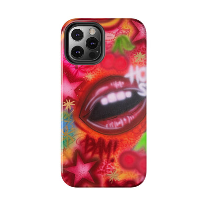 "hot stuff" airbrush iPhone case
