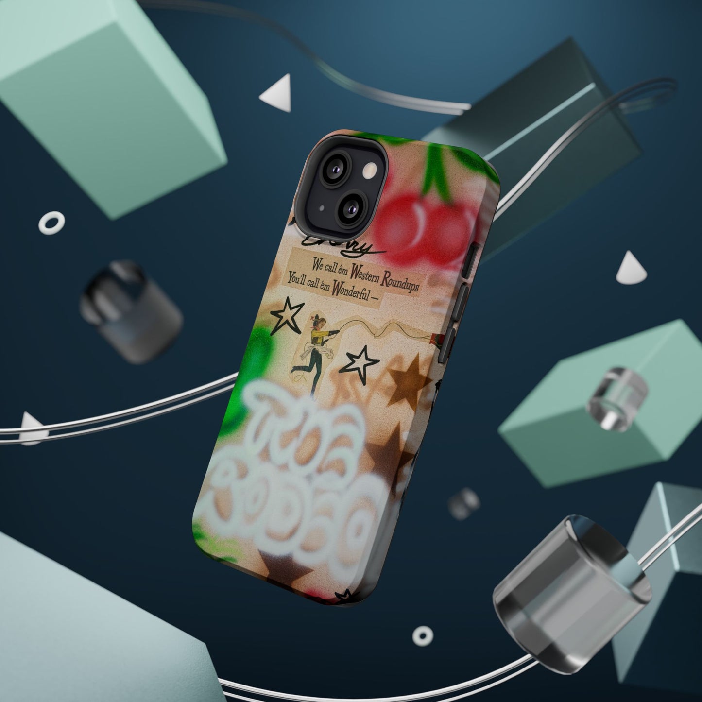 MagSafe "the rodeo" airbrush iPhone case