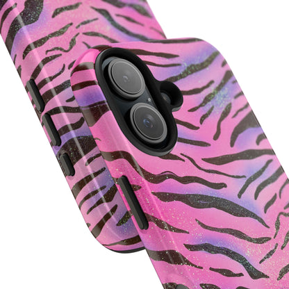 "glitter zebra" airbrush iPhone case