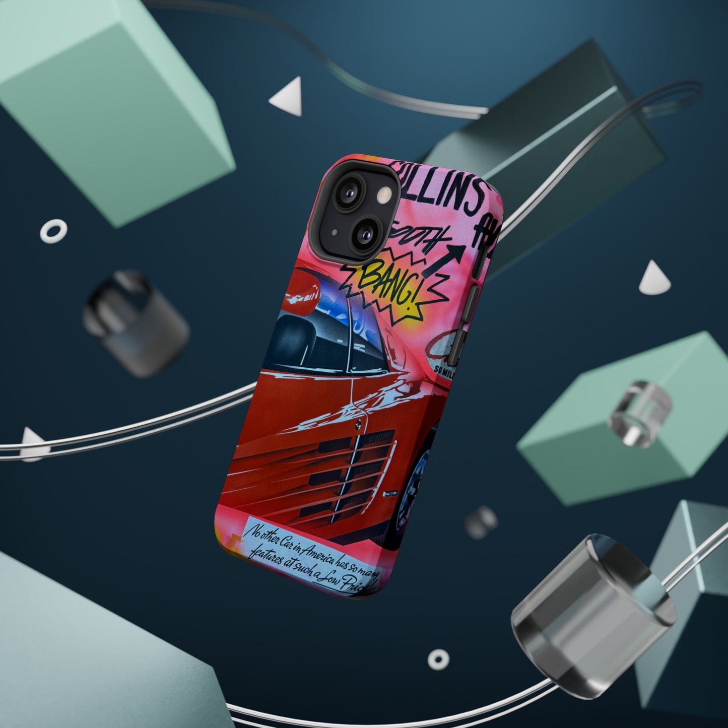 MagSafe "miami momentos" airbrush iPhone case