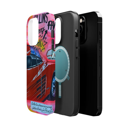 MagSafe "miami momentos" airbrush iPhone case