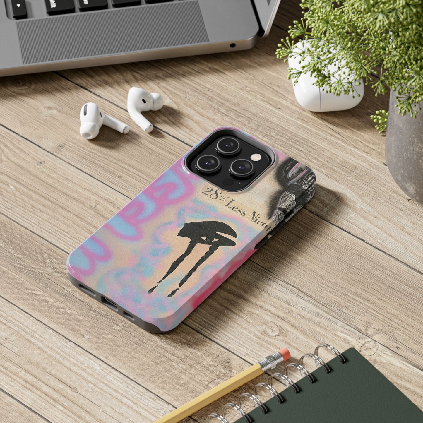 "the feeling" airbrush iPhone case