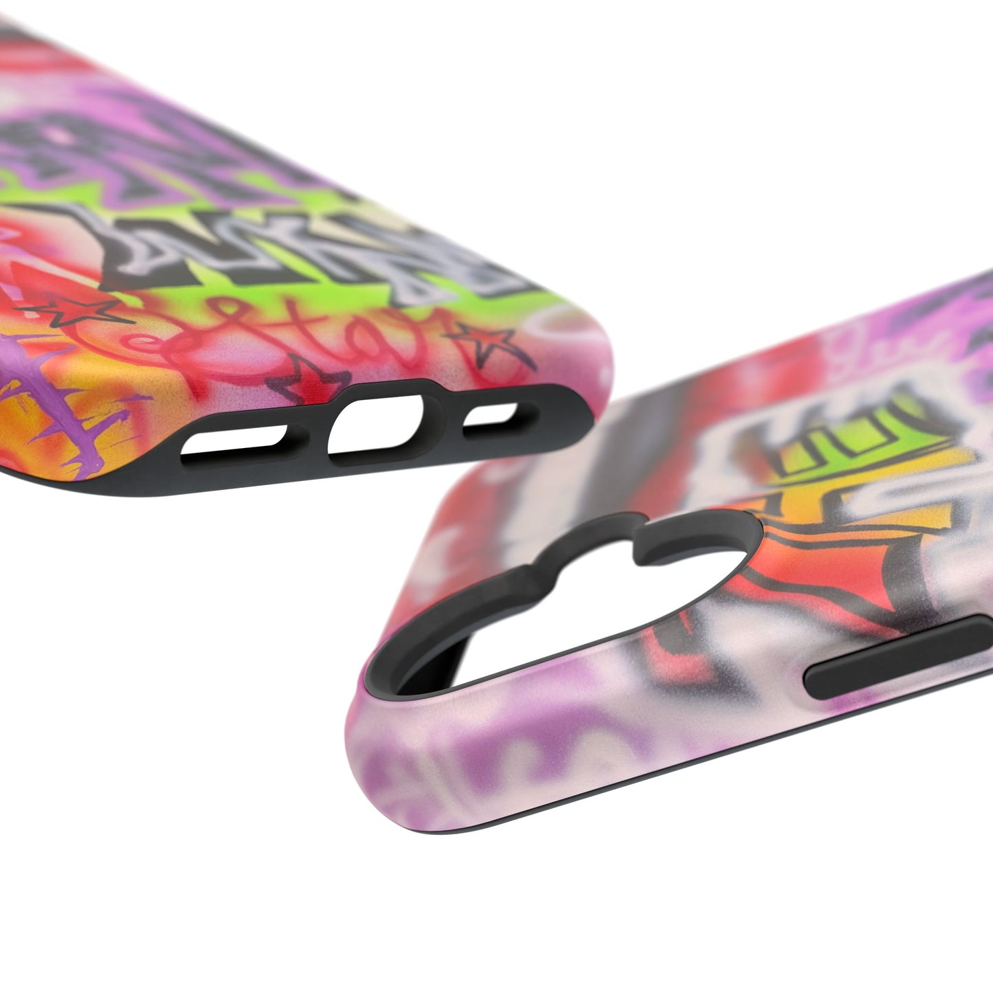 MagSafe "wynwood gold" airbrush iPhone case
