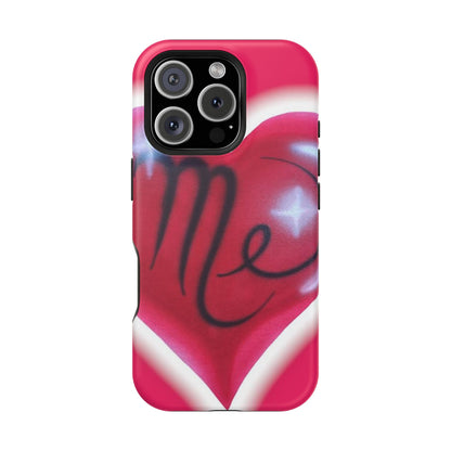 MagSafe "i <3 me" Airbrush iPhone Hülle