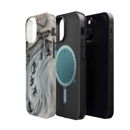 MagSafe "arctic avalanche" airbrush iPhone case