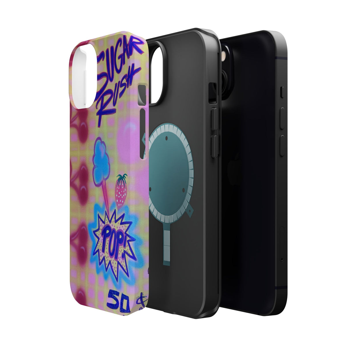 MagSafe "sugar rush" airbrush iPhone case