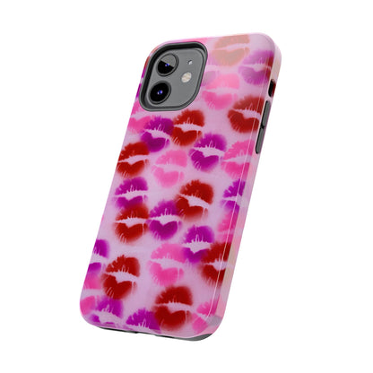 "mwah" airbrush iPhone case