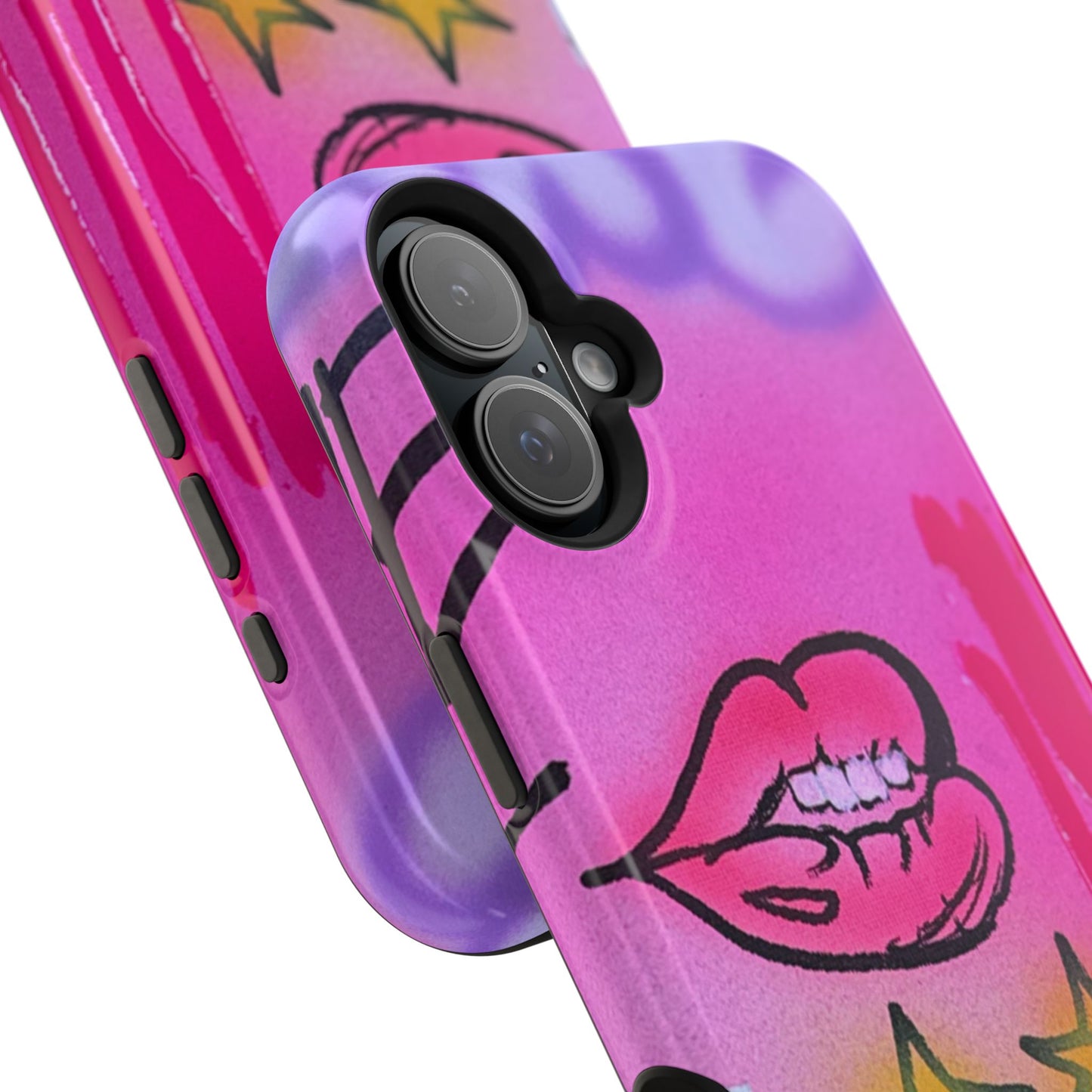 MagSafe "star drip" airbrush iPhone case