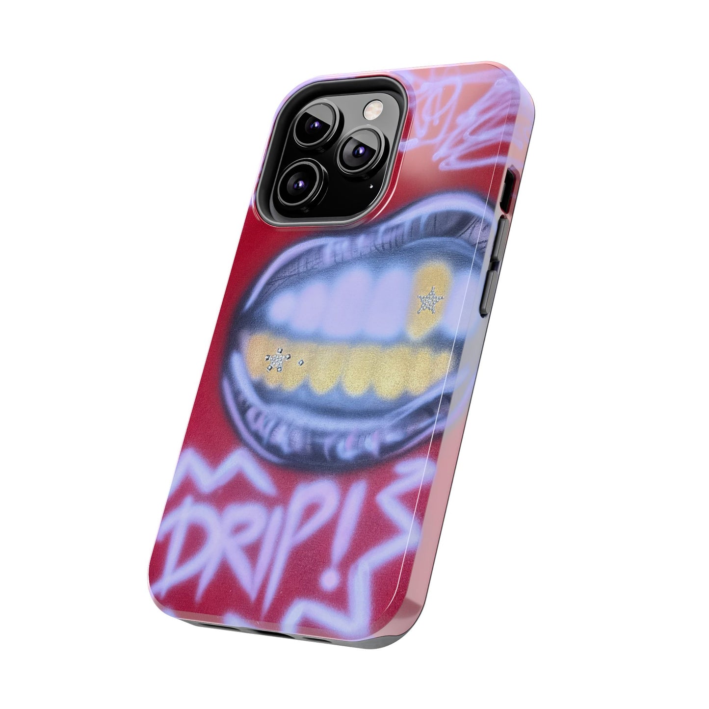 "tooth drip" airbrush iPhone case