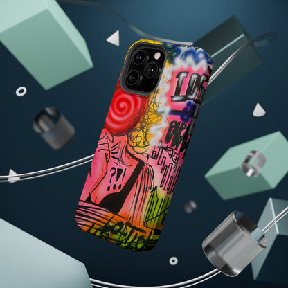MagSafe „Lost in Paradise“ Airbrush-iPhone-Hülle