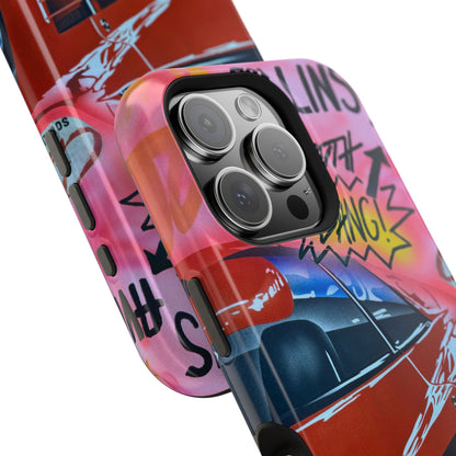 MagSafe "miami momentos" airbrush iPhone case