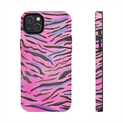 "glitter zebra" airbrush iPhone case