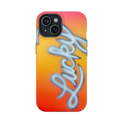 MagSafe "lucky" airbrush iPhone case