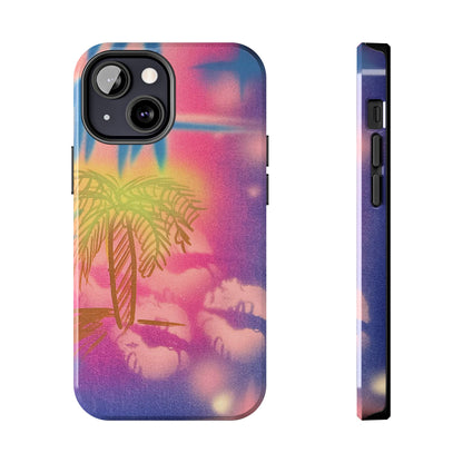 "glowy night" airbrush iPhone case