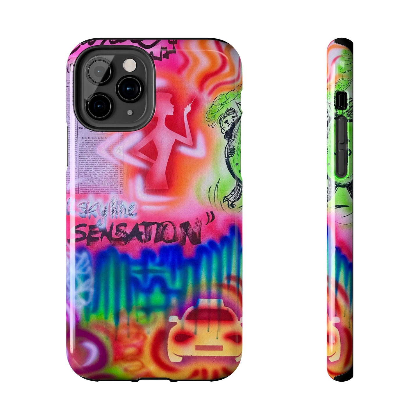 "skyline sensation" airbrush iPhone case