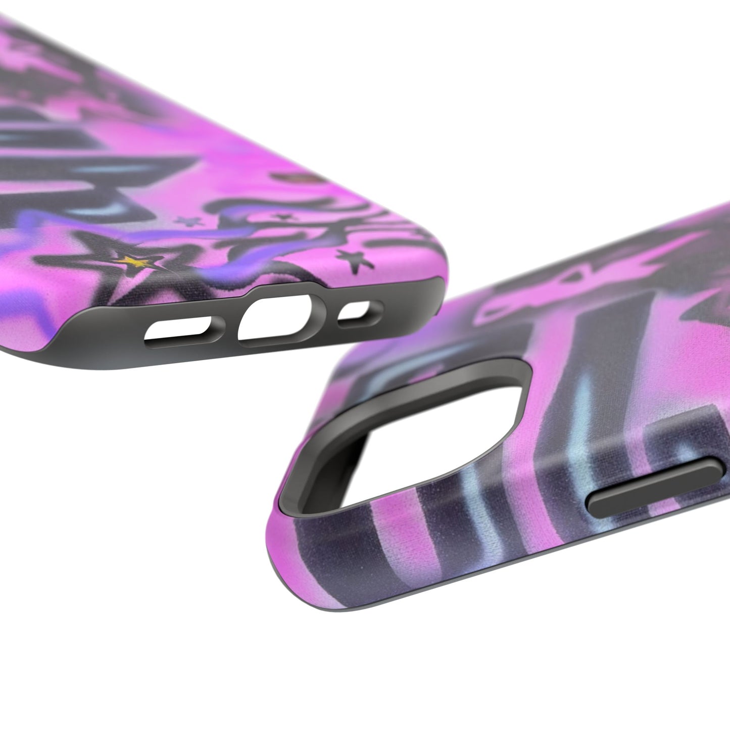 MagSafe "neon nights" airbrush iPhone case