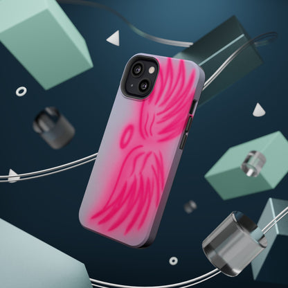 MagSafe "angel wings" airbrush iPhone case