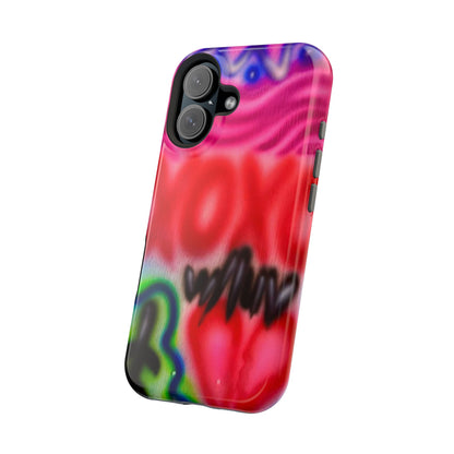 MagSafe Airbrush-iPhone-Hülle „with luv, xoxo“
