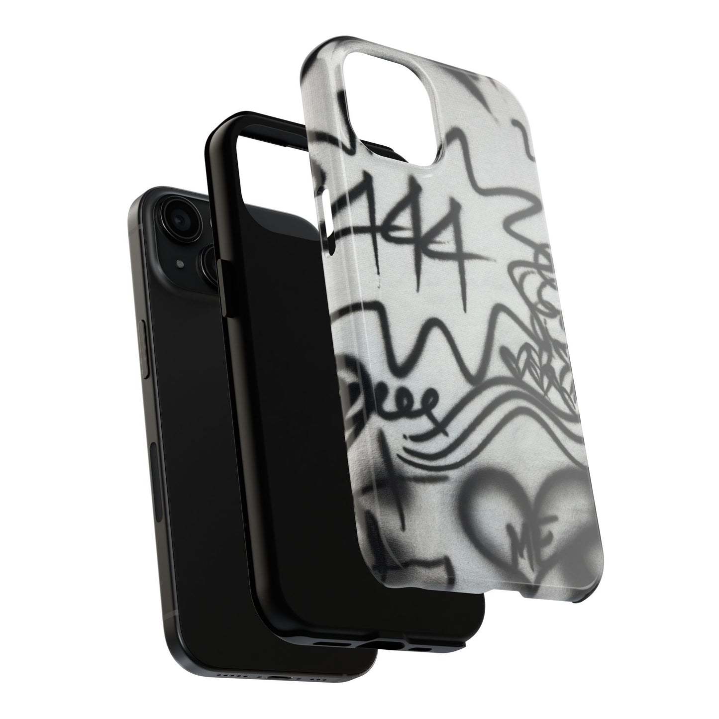 "444” airbrush iPhone case