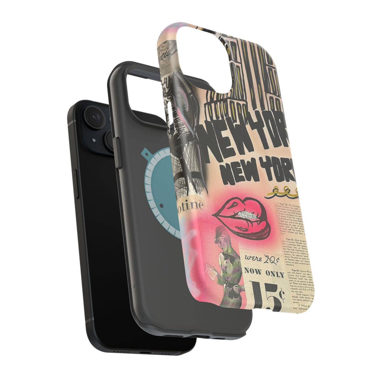 MagSafe „New York, New York“ Airbrush iPhone Hülle