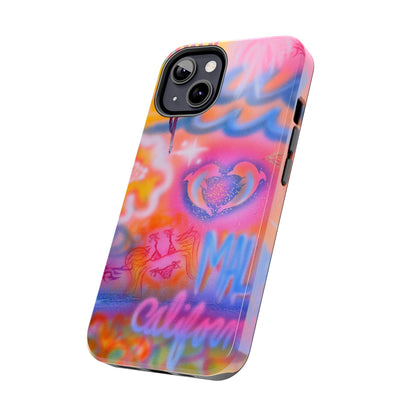 "mornings in malibu" airbrush iPhone case